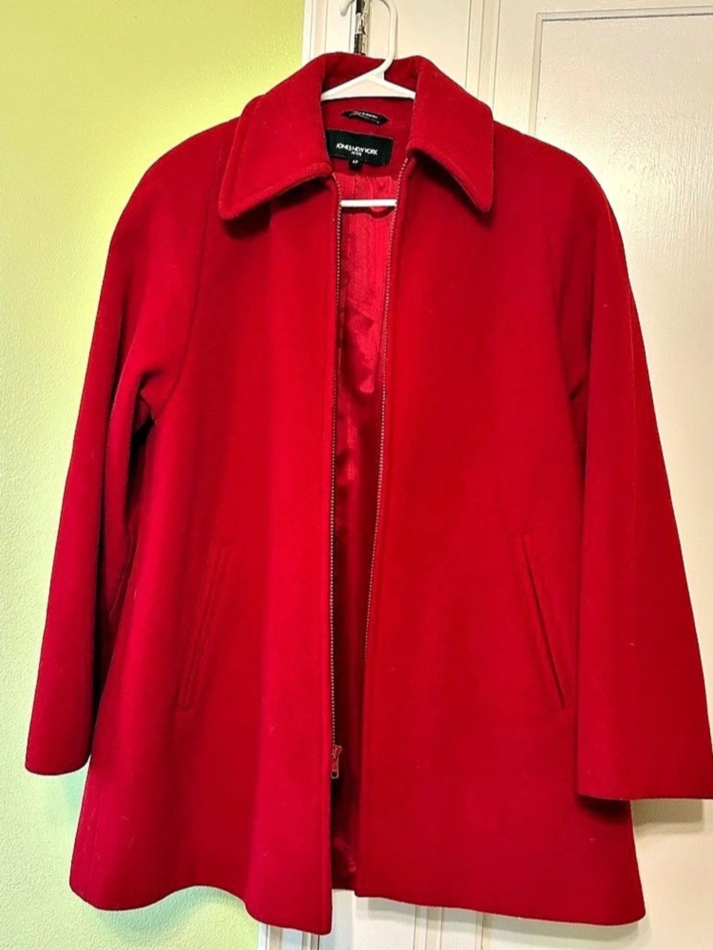Vintage Jones New York Red Coat